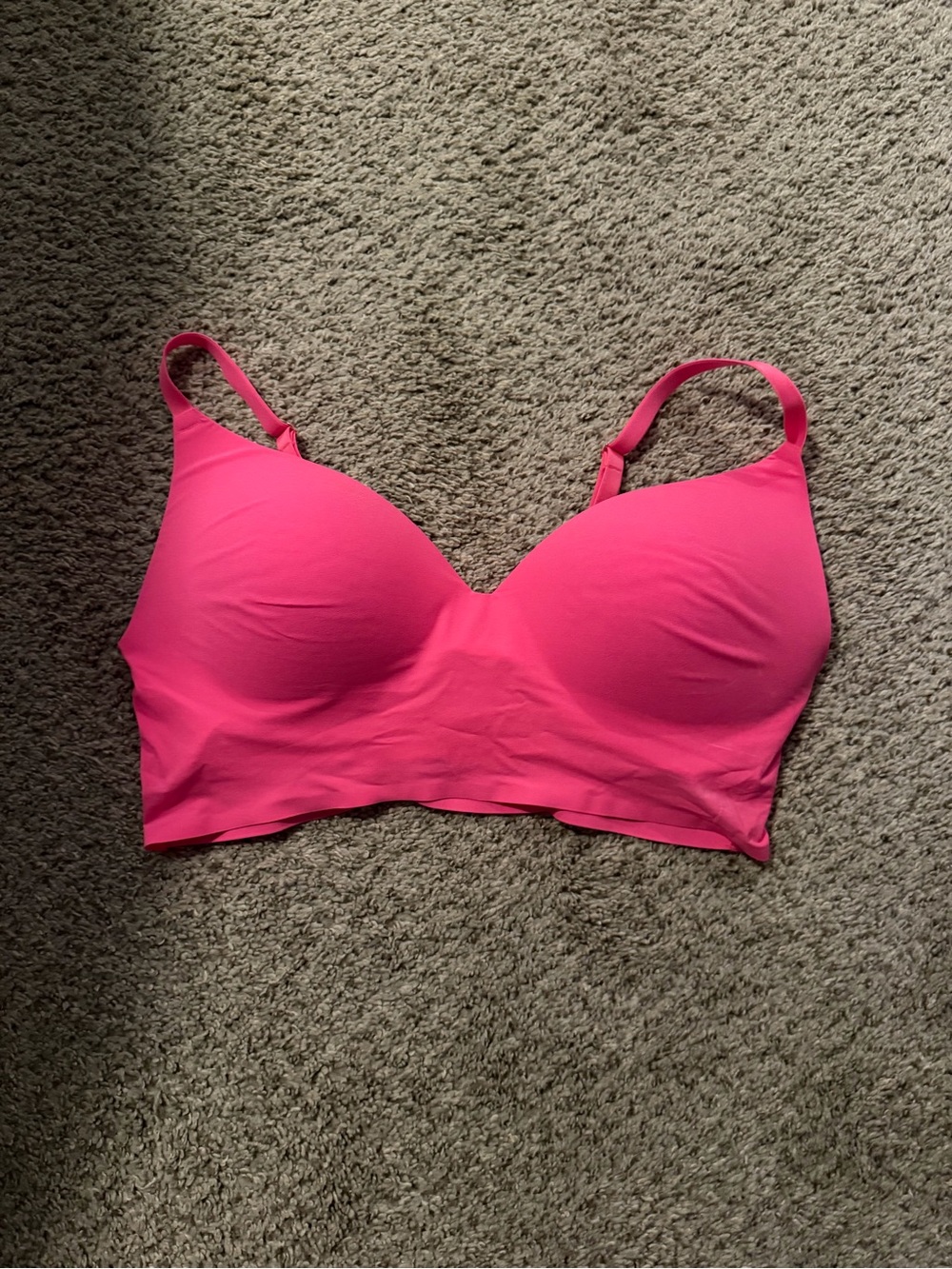Victoria's Secret Hot Pink Wireless T-Shirt Bra